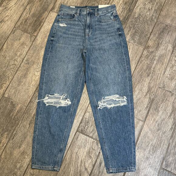 American Eagle NWT Relaxed Mom Jean Size 2/26W - Picture 8 of 9